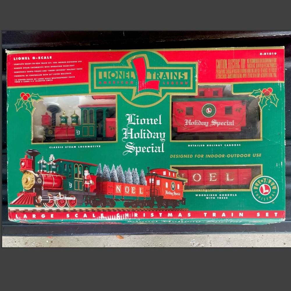 Vintage 1998 Lionel G-Scale Holiday Special Christmas Train Set!